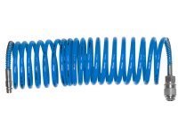 EXTOL CRAFT 99325 hadice vzduchová spirálová s rychlospojkami, 1/4", vnitřní ⌀6mm, L 10m