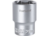 FORTUM 4700421 hlavice nástrčná 1/2", 21mm, L 38mm