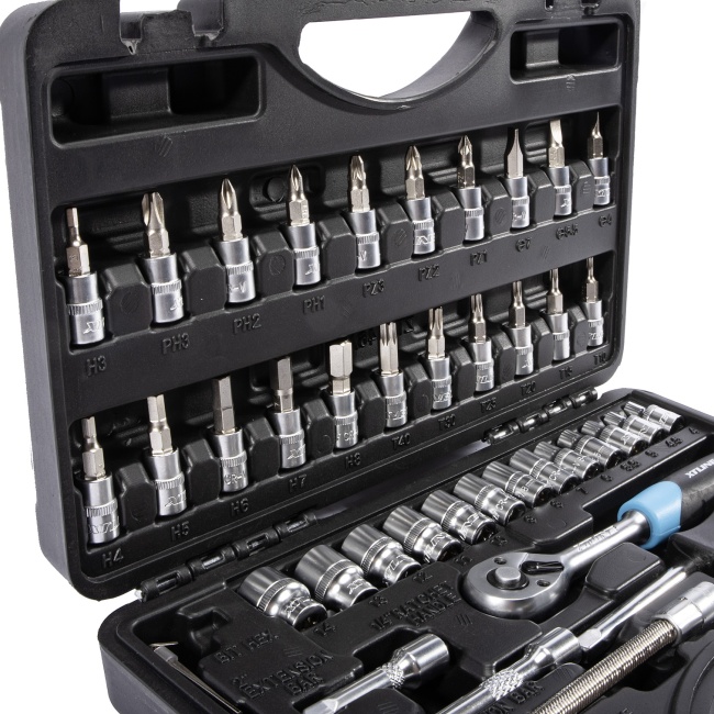 XTLINE XT40046 sada hlavic 1/4" 46 dílů