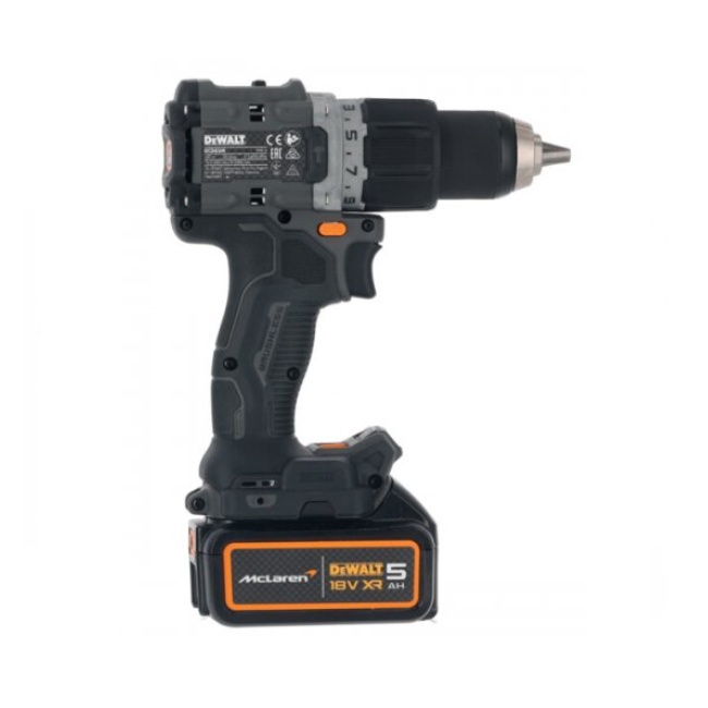 Dewalt DCD85MP2T aku příklepová vrtačka edice McLaren 18V 2x5Ah
