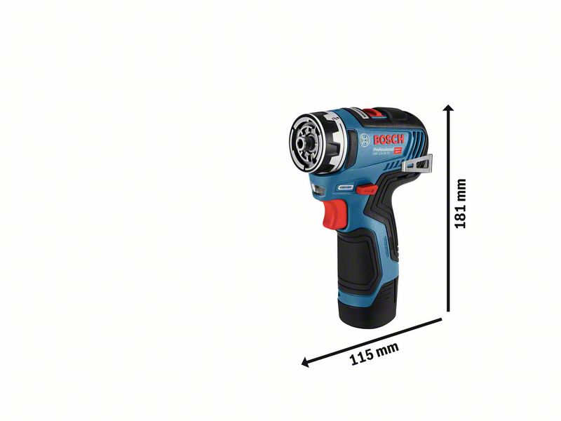 Bosch 06019H3002 GSR 12V-35 FC aku vrtací šroubovák L-Boxx