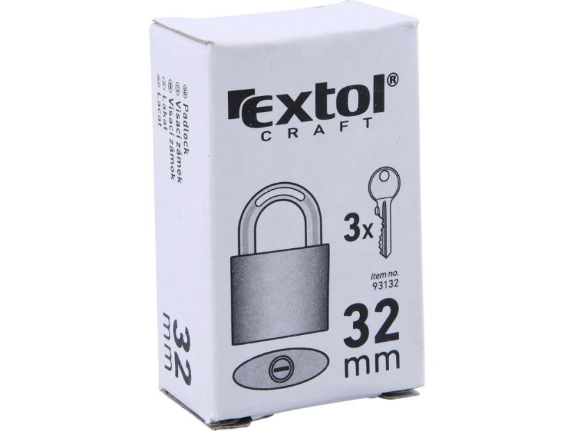 EXTOL CRAFT 93132 zámek visací litinový, 32mm