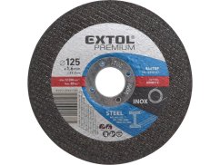 EXTOL PREMIUM 8808112 kotouč řezný na ocel/nerez, O 125x1,6x22,2mm