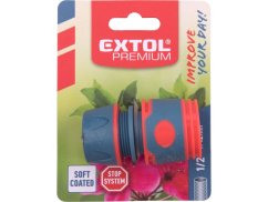 EXTOL PREMIUM 8876402 rychlospojka na hadici, 1/2", STOP ventil