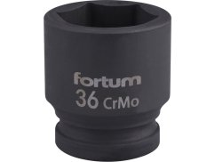 FORTUM 4703036 hlavice nástrčná rázová 3/4", 36mm, L 57mm