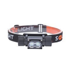 Solight WN41 LED čelová nabíjecí svítilna, 650lm, Li-ion, USB