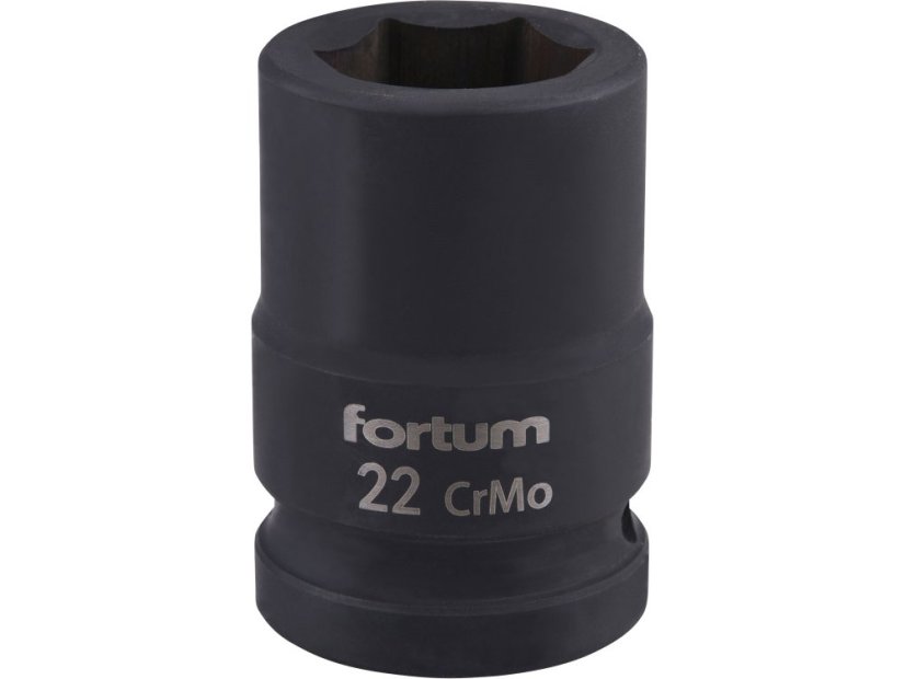 FORTUM 4703022 hlavice nástrčná rázová 3/4", 22mm, L 52mm