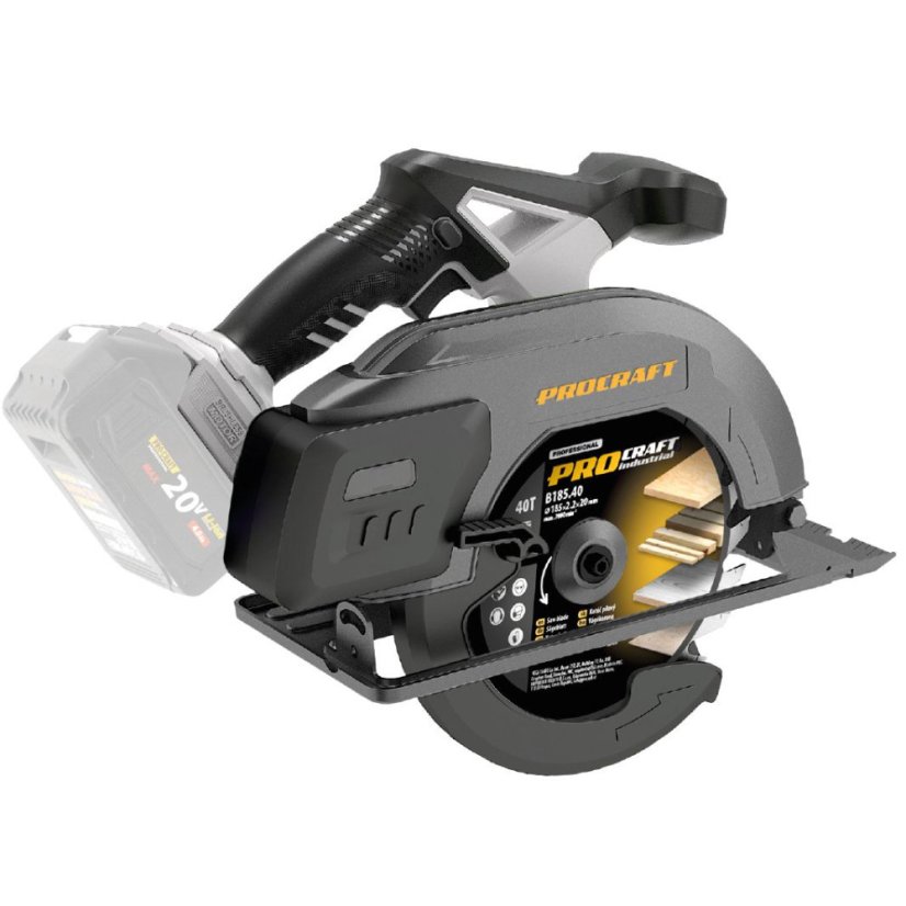 Procraft Industrial CS185Abb aku kotoučová pila 185 mm 20 V bez aku Procraft Industrial CS185Abb aku kotoučová pila 185 mm 20 V bez aku