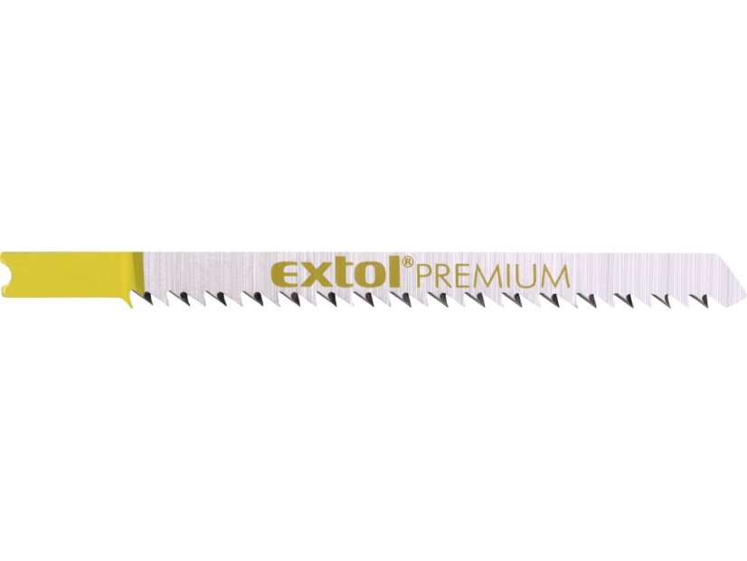 EXTOL PREMIUM 8805505 plátky do přímočaré pily 5ks, 75x2,5mm, HCS