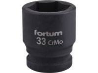 FORTUM 4703033 hlavice nástrčná rázová 3/4", 33mm, L 57mm