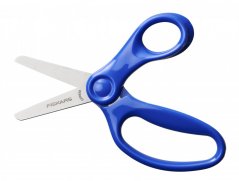 Fiskars 1064069 dětské nůžky se zaoblenou špičkou, modré, 13 cm (6+)