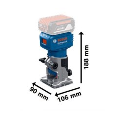 Bosch GLF 18V-8 aku horní fréza 18V bez aku 06016C6020