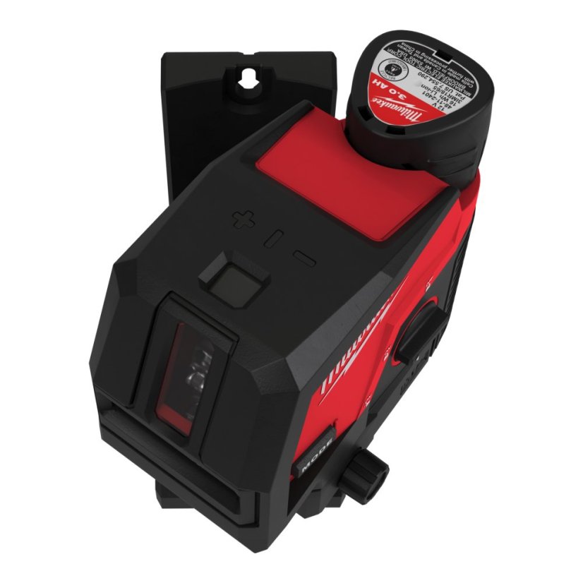 Milwaukee M12 CLLP-301C zelený kombinovaný křížový liniovo-bodový laser 1x 3Ah 4933478100