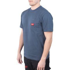 Milwaukee WT SS BLU XL pracovní tričko modré (XL) 4932493016