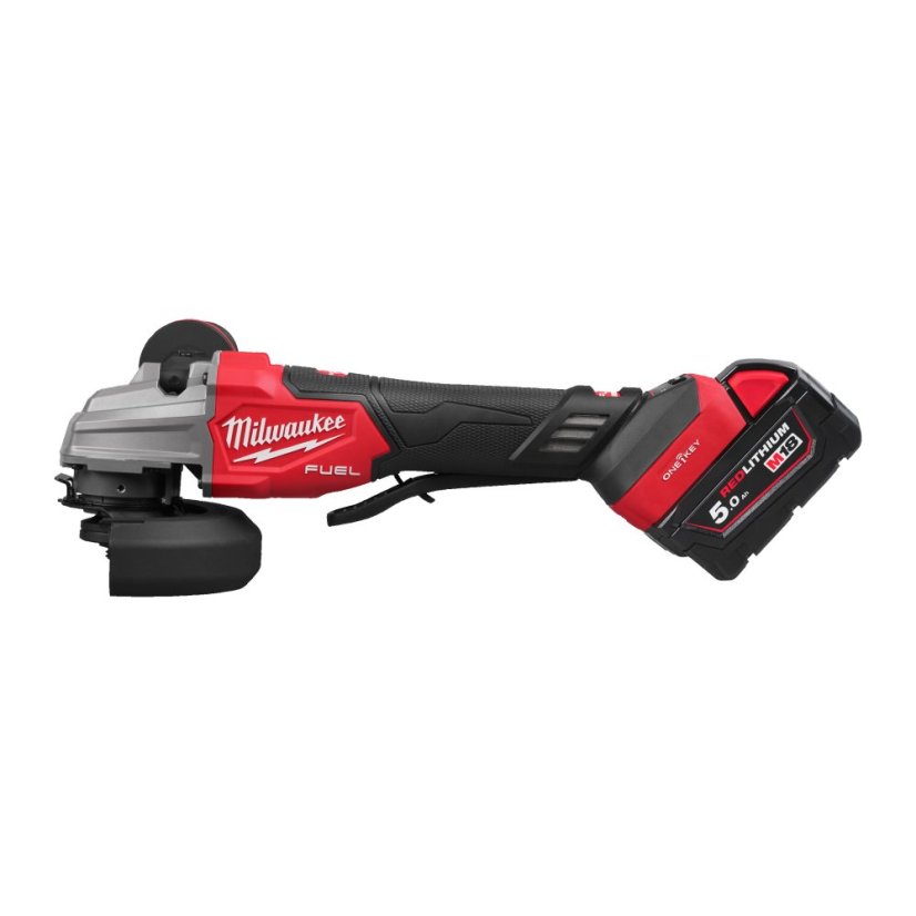 Milwaukee M18 FUEL™ FSAGSVO125X-502X bezpečnostní bruska 125 mm s variabilními otáčkami a funkcí ONE-KEY™ 4933493553