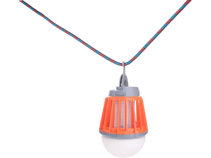 EXTOL LIGHT 43131 lucerna turistická s lapačem komárů, 180lm, USB nabíjení, 3x 1W LED