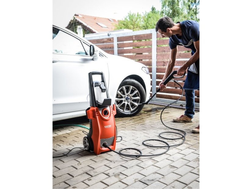 EXTOL PREMIUM 8895200 čistič vysokotlaký se samonasáváním vody a šamponováním, 1800W