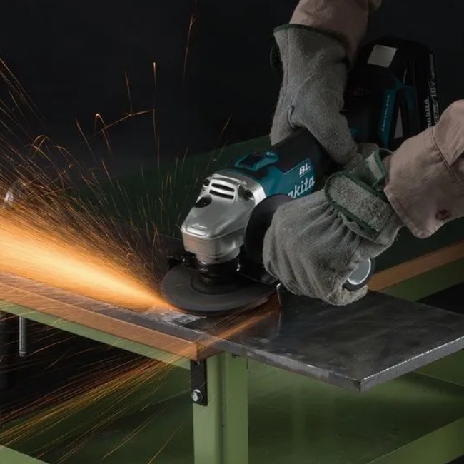 Makita DGA506ZJ aku úhlová bruska 125mm Li-ion LXT 18V, bez aku Z