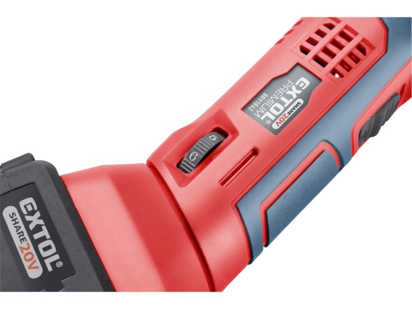 EXTOL PREMIUM 8891842 bruska multifunkční aku SHARE20V, rychloupínací, 20V Li-ion, 2000mAh
