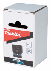Makita E-16190 klíč nástrčný 1/2", čtyřhran, IMPACT BLACK, 23mm