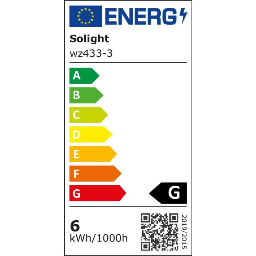 ECOLUX WZ433-3 LED žárovka  3-pack , miniglobe, 6W, E14, 3000K, 450lm, 3ks