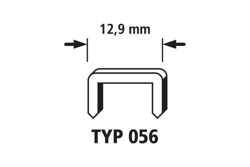 Wolfcraft široké sponky do sponkovačky výška 8 mm 1200 ks 7177000