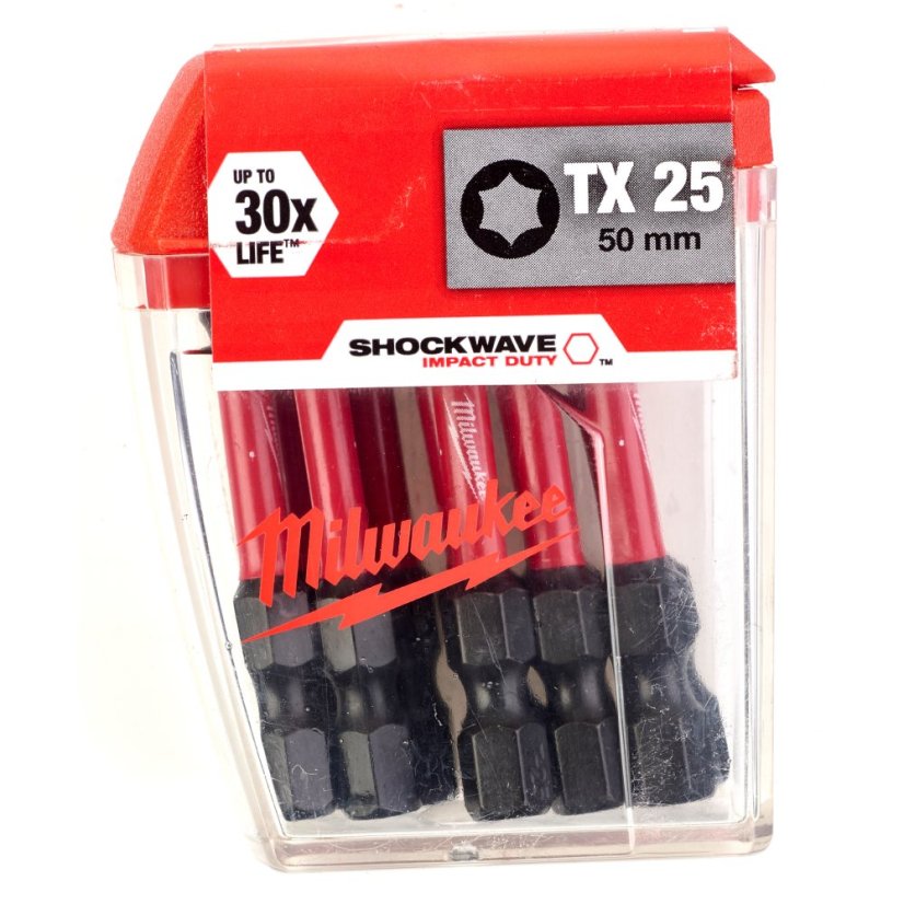 Milwaukee TX25x50 mm šroubovací bit Shockwave 10ks 4932430882