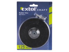 EXTOL CRAFT 108400 nosič brusných výseků, do vrtačky - suchý zip, O 125mm,