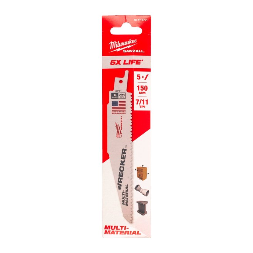 Milwaukee 150x7/11T plátek do ocasky WRECKER 48475701