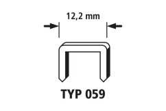 Wolfcraft široké sponky do sponkovačky výška 8 mm 1250 ks 7203000