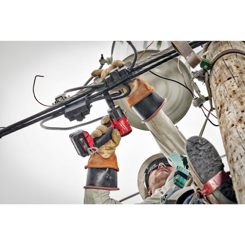 Milwaukee M18 FMTIW2P12-502X aku rázový utahovák 1/2" s aretačním čepem 2x5Ah 4933478453