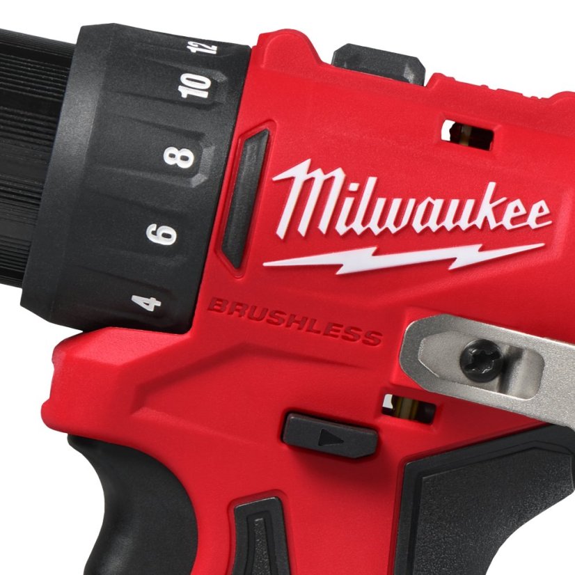 Milwaukee M12 BLDDRC-0 kompaktní bezuhlíkový šroubovák 4933499683 - bez aku