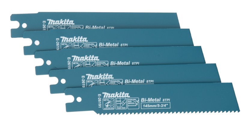 Makita E-26191 pilový list BiM 145x1.6mm, 8Z, 5ks special JR003G
