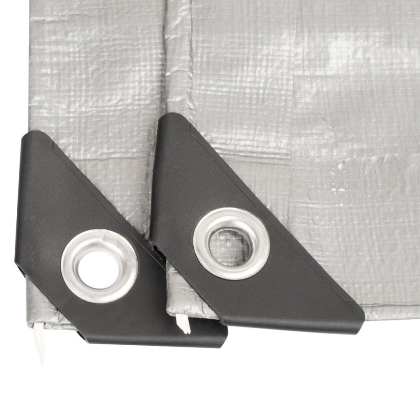 Procraft ST3x6 plachta 200g/m2 nepromokavá s oky 3x6 m stříbrná