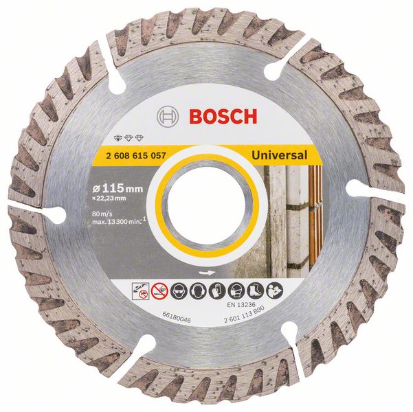 Bosch Dia kotouč Standard for Universal 115 x 22,23 x 2 mm, 1ks Bosch Dia kotouč Standard for Universal 115 x 22,23 x 2 mm, 1ks