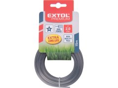 EXTOL PREMIUM 8870923 žací struna do sekačky s jádrem, hvězdicový profil, 2,0mm, 15m, PA66