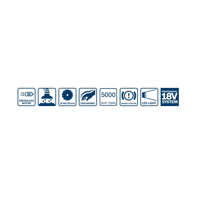 Bosch 06016C1221 GKS 185-Li aku okružní pila 18V bez aku