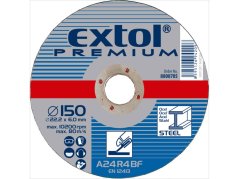 EXTOL PREMIUM 8808705 kotouč brusný na ocel, O 150x6,0x22,2mm