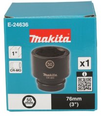 Makita E-24636 klíč nástrčný 1", čtyřhran, 50x76 mm