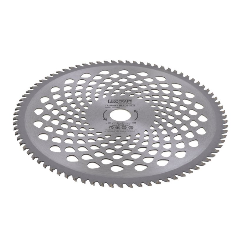 Procraft H-80T nůž kotouč do křovinořezu 255x25.4 80z