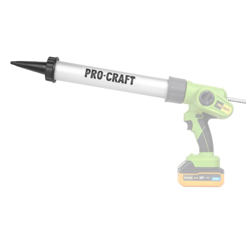 Procraft TH60020 alu trubicový zásobník 600ml pro měkké tuby pro aku pistole na tmel PC20bb