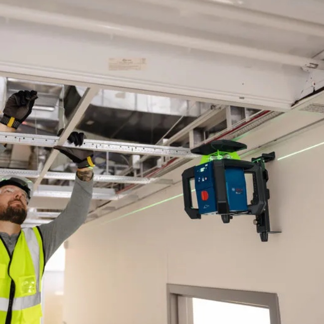 Bosch GRL18V-4-34CVG rotační stavební laser zelený L-Boxx 1x4Ah +  BT170 HD + GR 240 0615A500DH