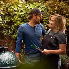 Big Green Egg triko tm. šedá vel.L 700676