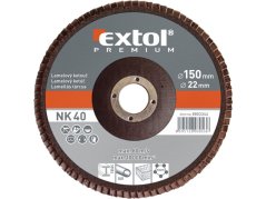 EXTOL PREMIUM 8803344 kotouč lamelový šikmý korundový, P40, O 150mm