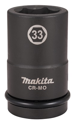 Makita E-24717 klíč nástrčný hluboký 1", čtyřhran, 33x90 mm