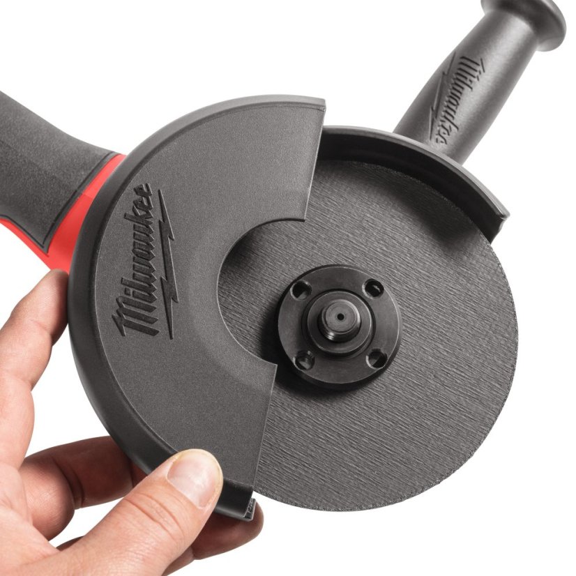 Milwaukee M18™ BLSAG125X-0 bezuhlíková úhlová bruska 125 mm s posuvným spínačem 4933492643