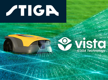 Autonomní robotické sekačky STIGA s technologií Vista – nová generace chytré péče o trávník