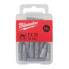 Milwaukee standardní bity TX25x25mm 25ks 4932399597