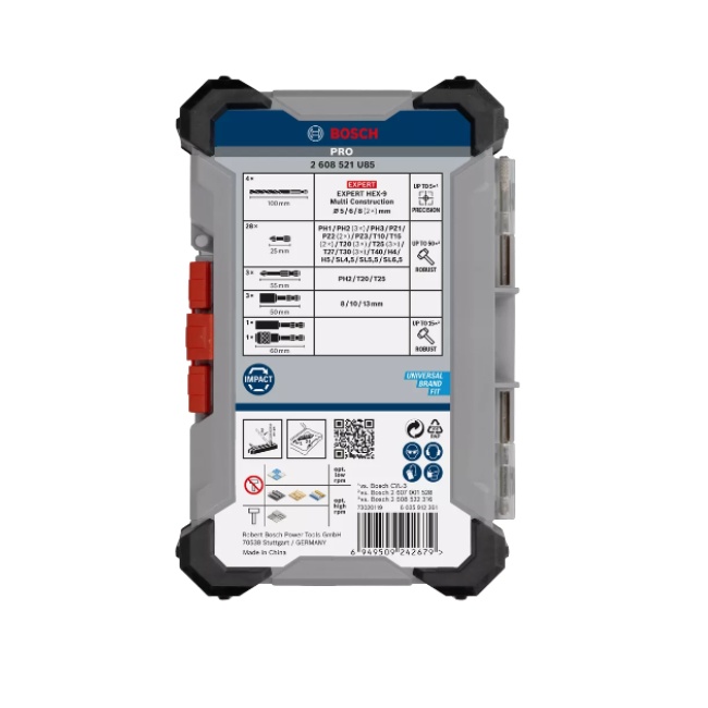 Bosch 40 dílná sada šroubovacích bitů a vrtáků PRO Impact Mixed 2608521U85