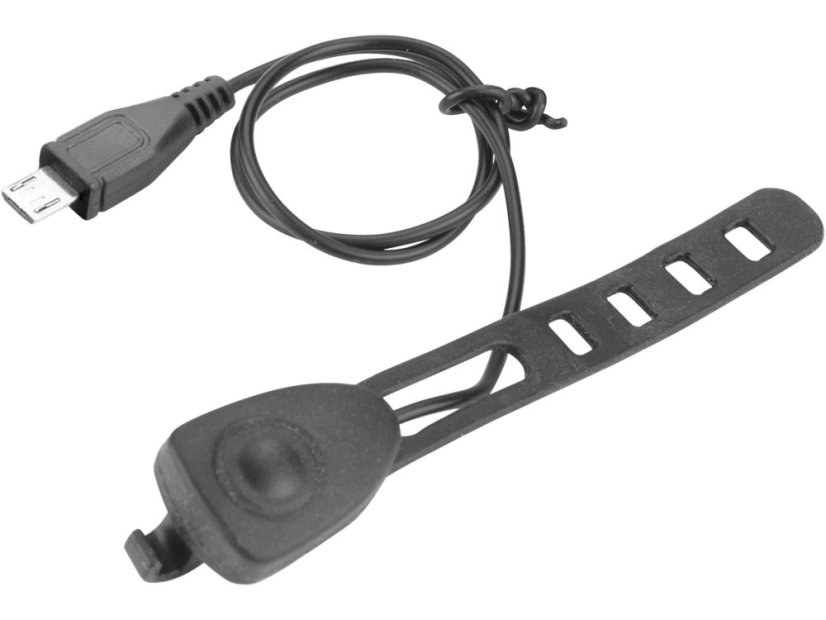 EXTOL LIGHT 43137 světlo bílé na kolo 350lm, USB nabíjení, klakson, 5W LED